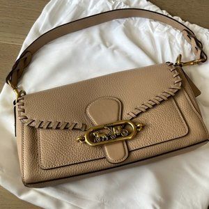 Coach Jade Shoulder Bag - Whipstitch Taupe